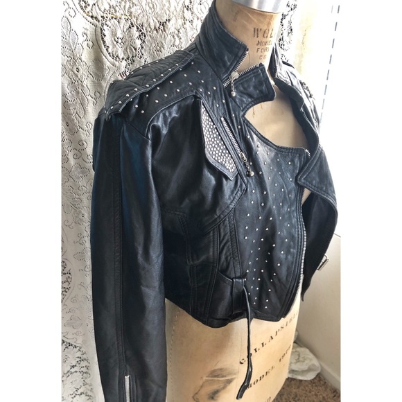 Vintage leather jacket. - Picture 3 of 4